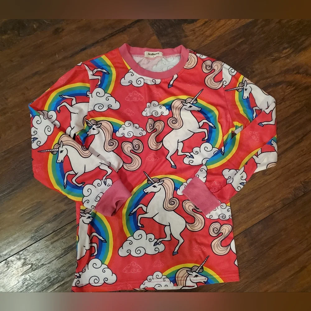 🌻 3/$20 Deal!! Magical Unicorn Kids Pajama Set - Pink